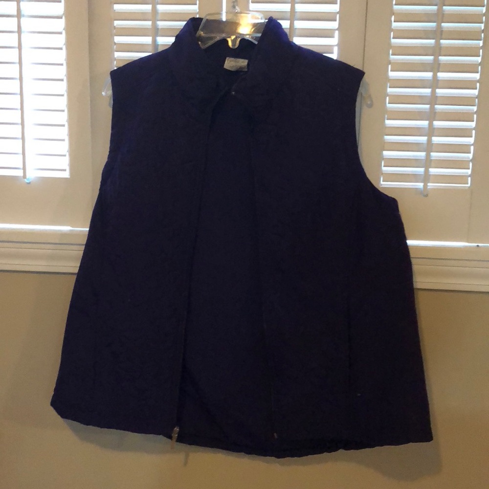 jms purple vest. Size 16.